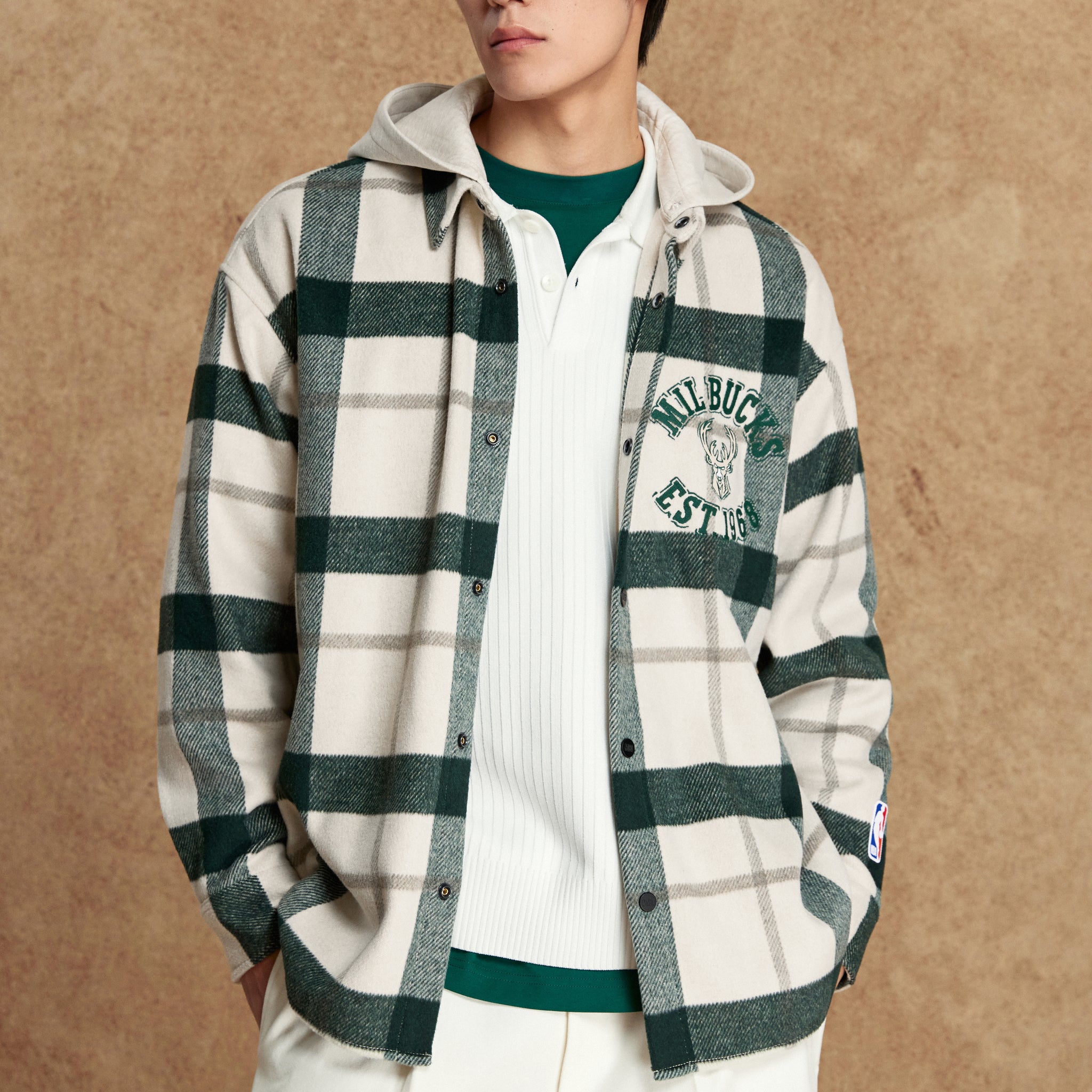 密爾華基公鹿隊長袖裇衫