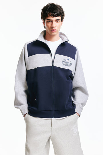 NFL系列拼色拉鍊外套