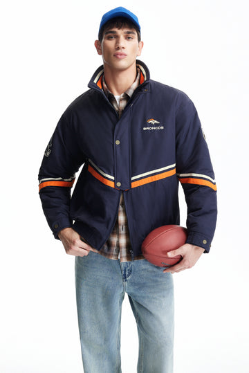 NFL系列撞色夾棉外套