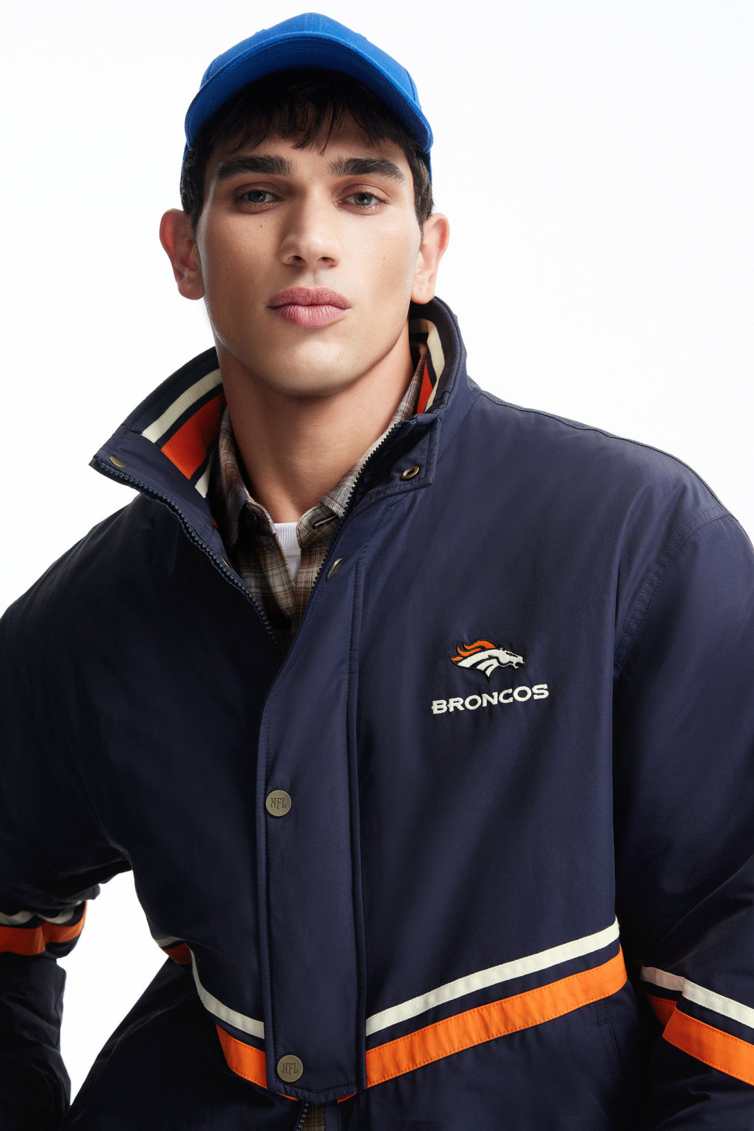 NFL系列撞色夾棉外套