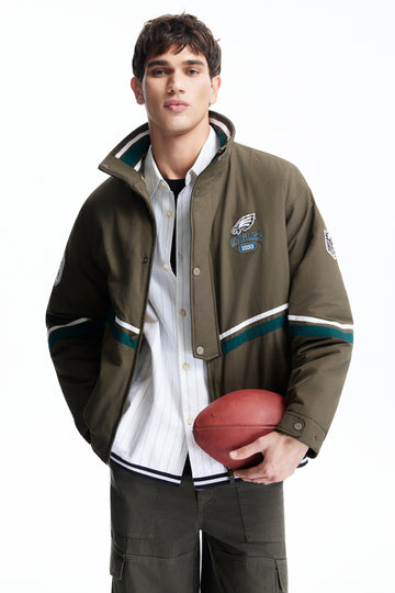 NFL系列撞色夾棉外套