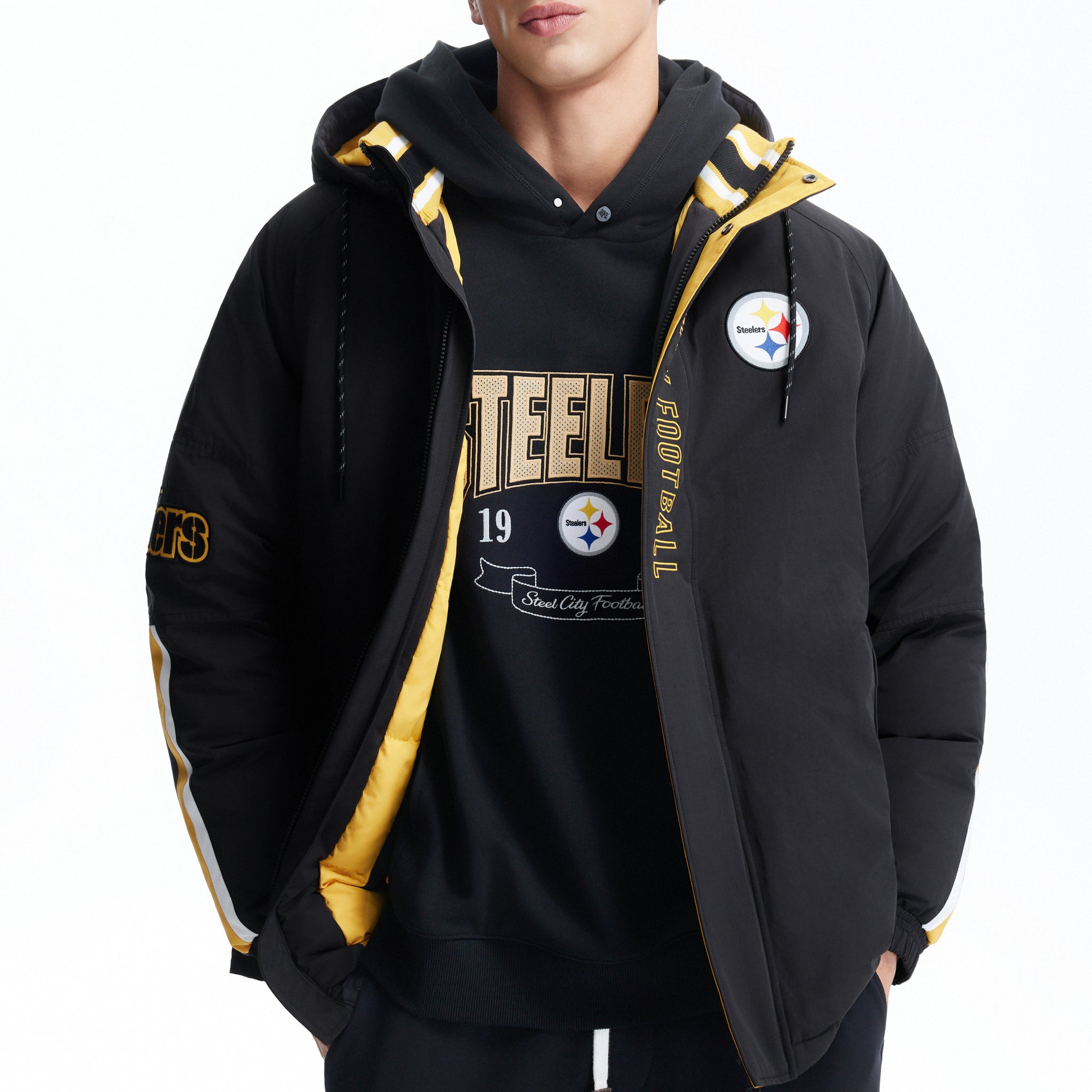 NFL系列撞色羽絨外套