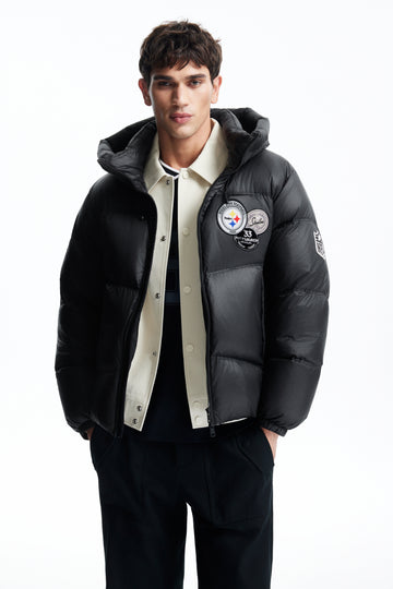 NFL系列簡約連帽羽絨外套