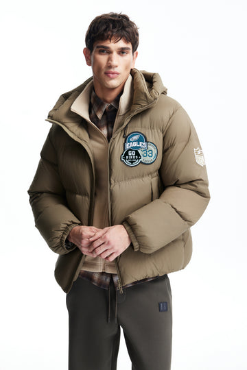 NFL系列簡約連帽羽絨外套