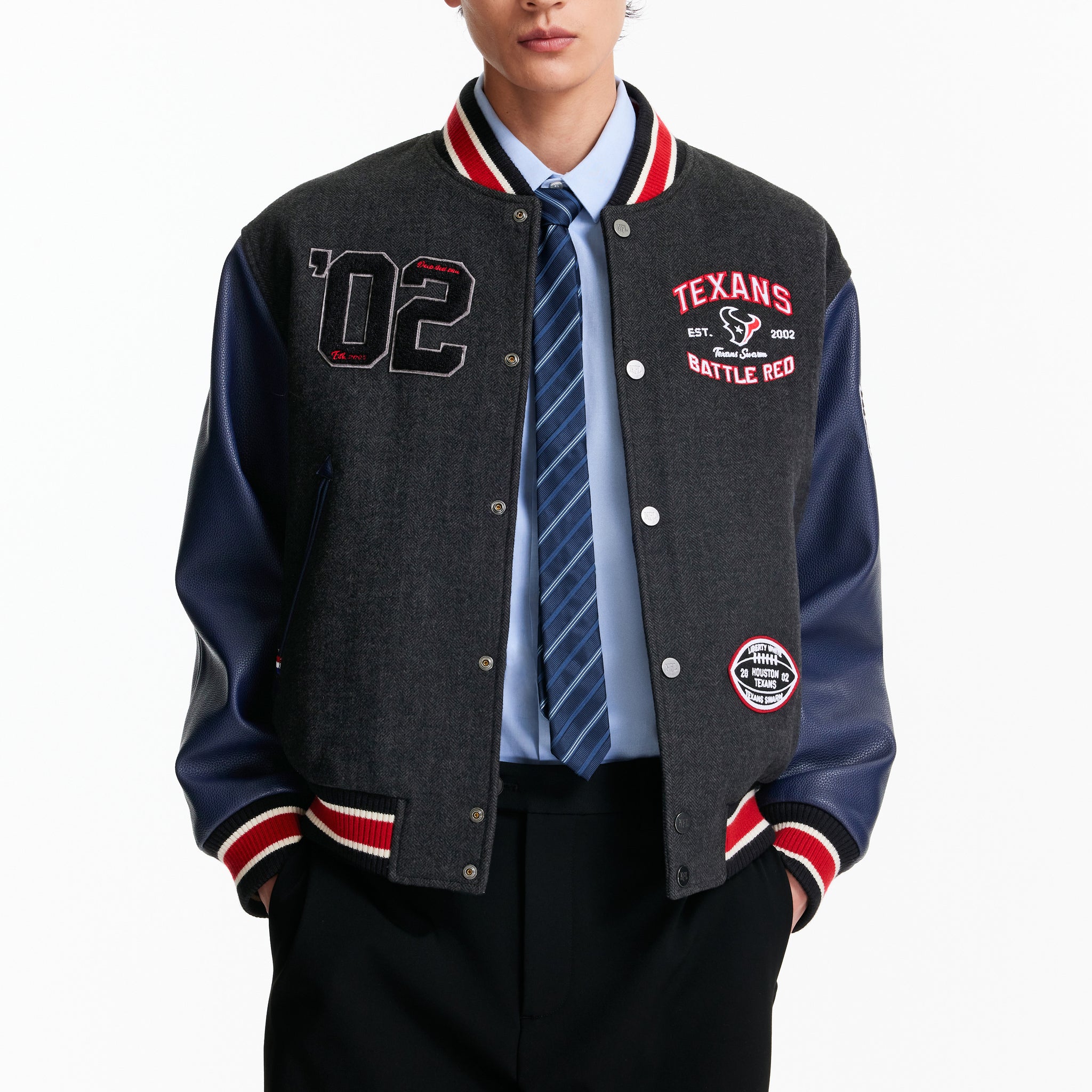 NFL系列拼接棒球外套