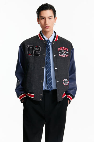 NFL系列拼接棒球外套