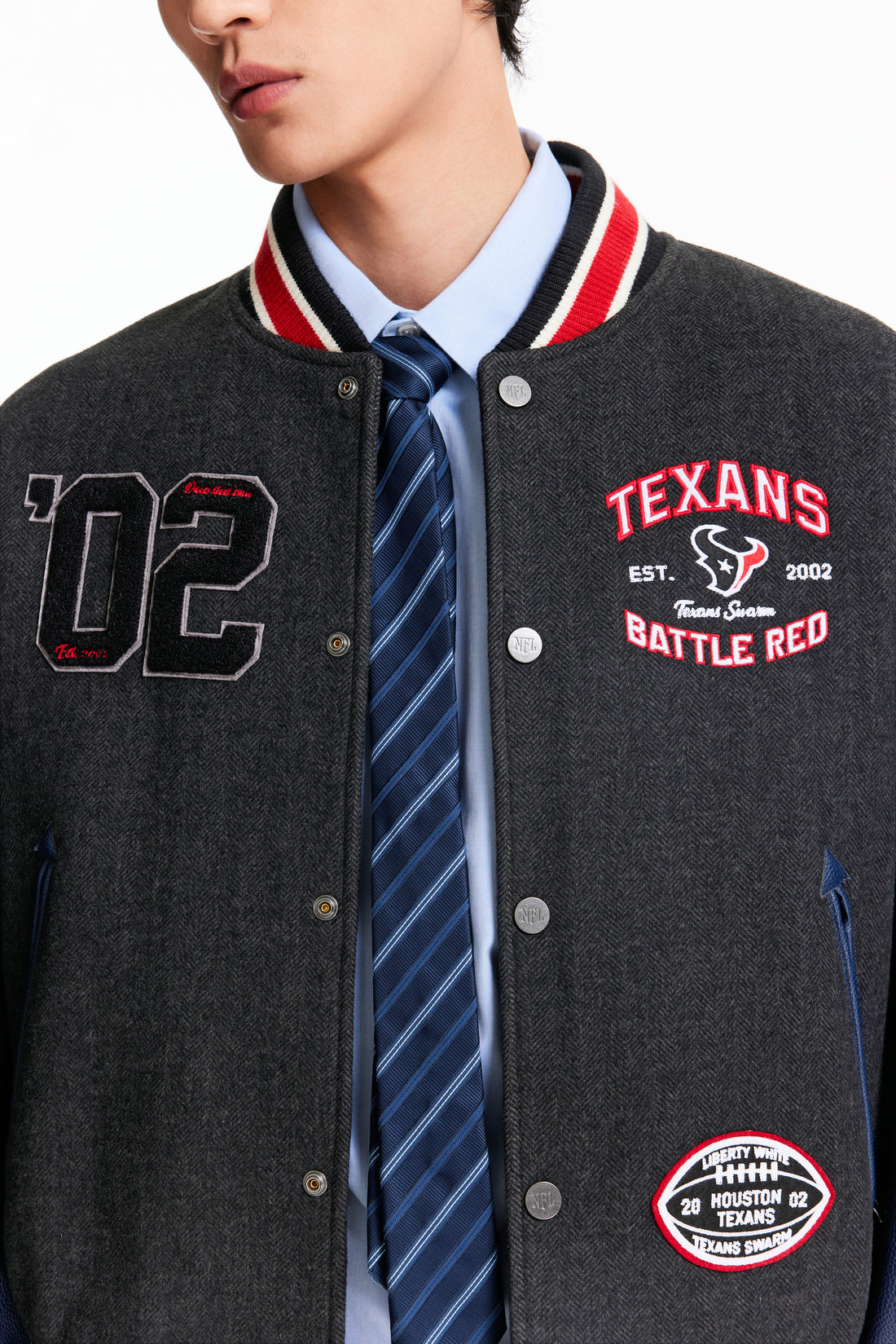 NFL系列拼接棒球外套