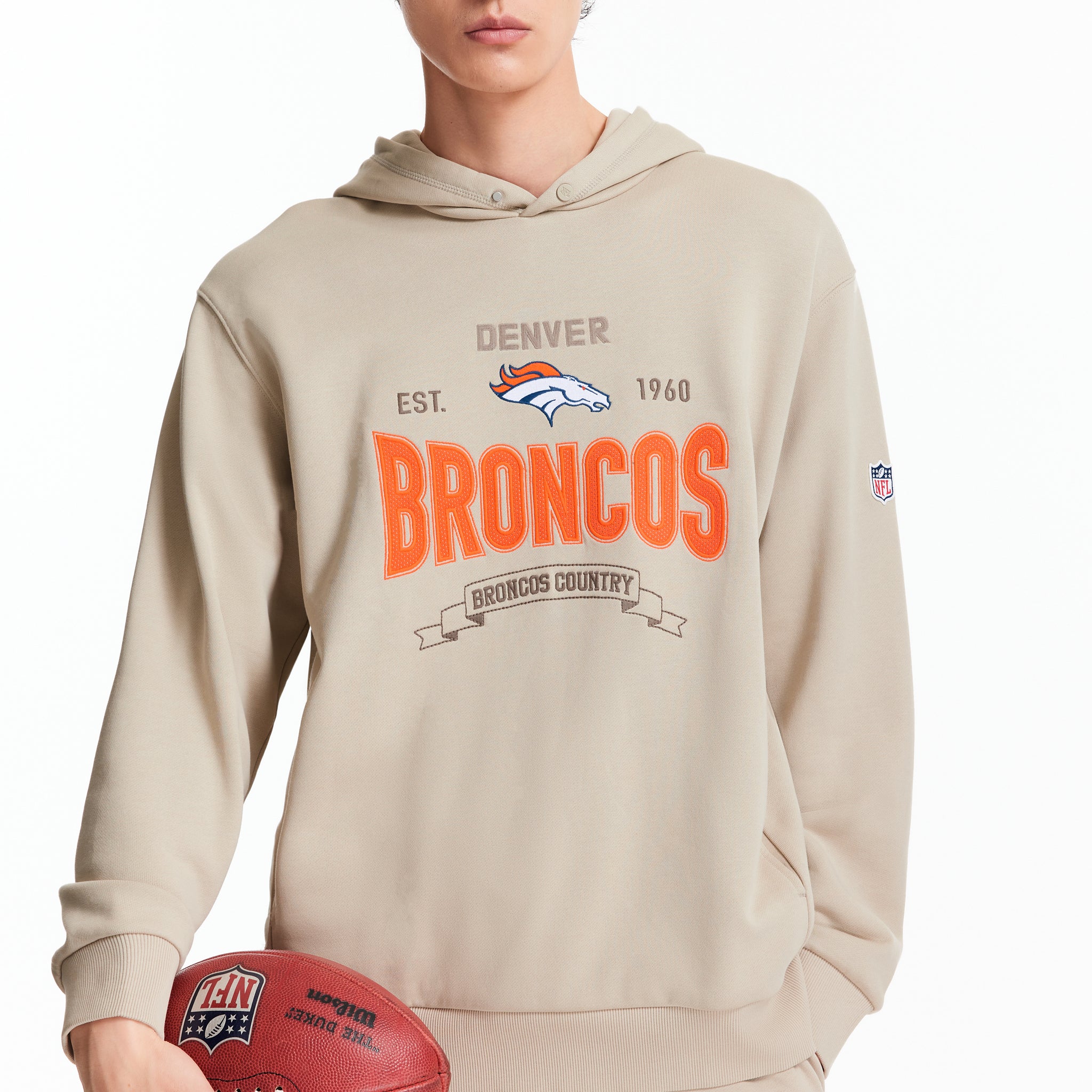 NFL系列圖案連帽衛衣