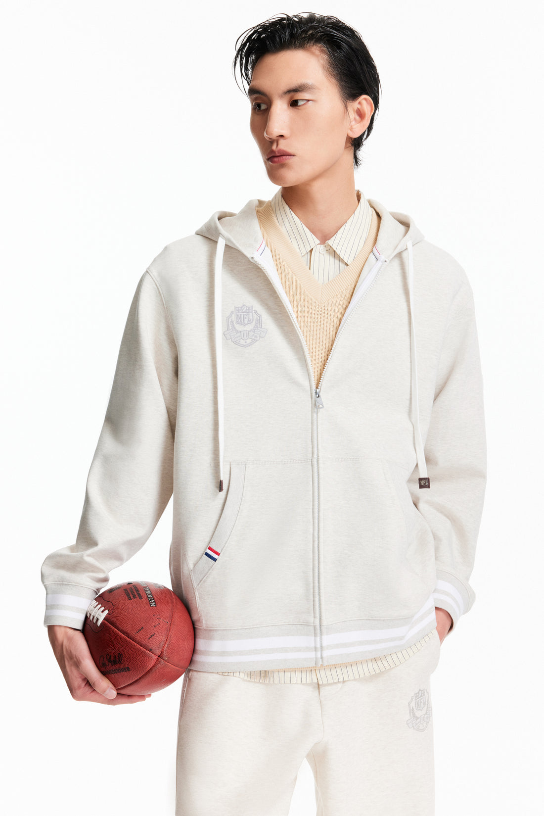 NFL系列休閒連帽拉鍊外套