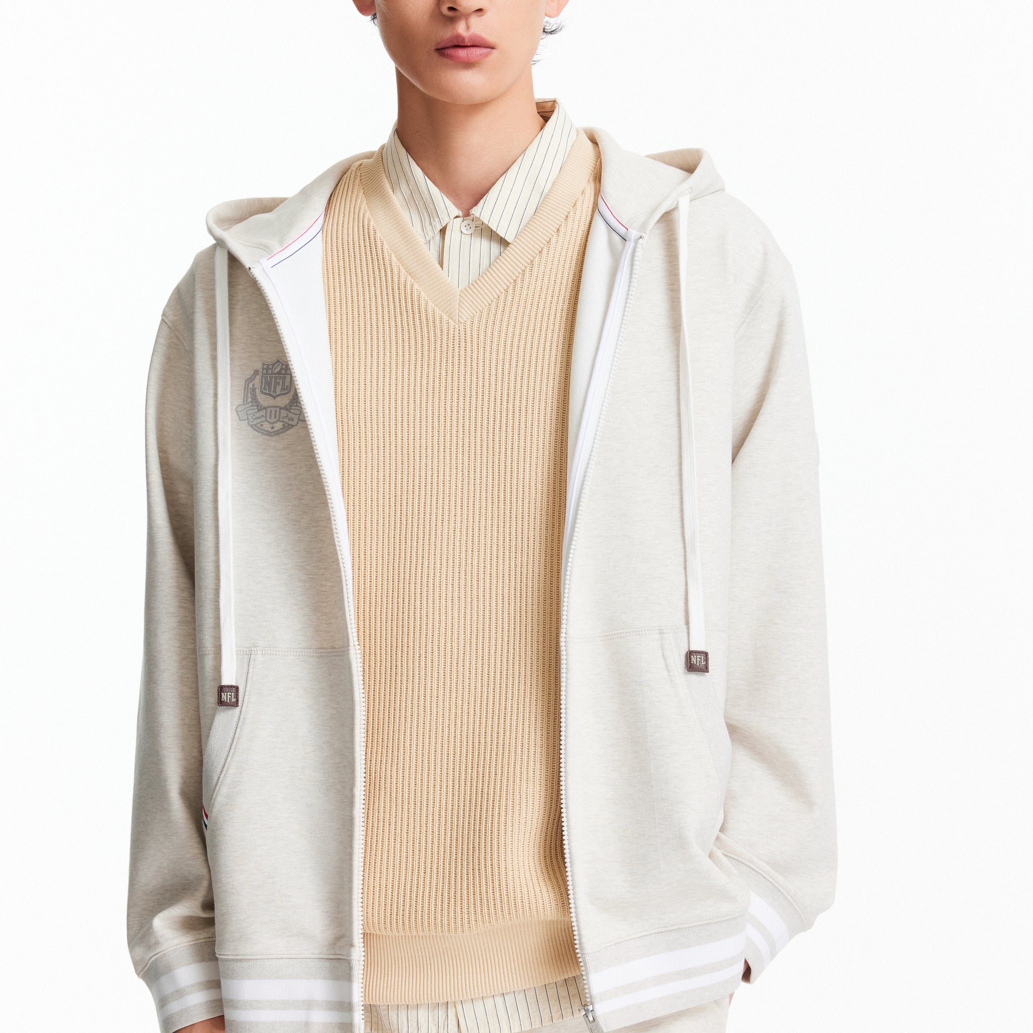 NFL系列休閒連帽拉鍊外套