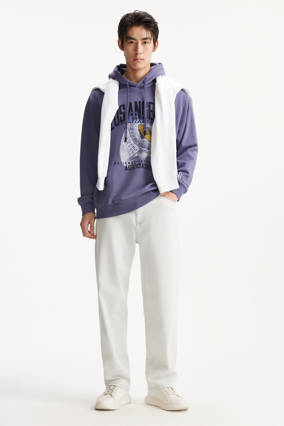 洛杉磯湖人隊長袖衛衣