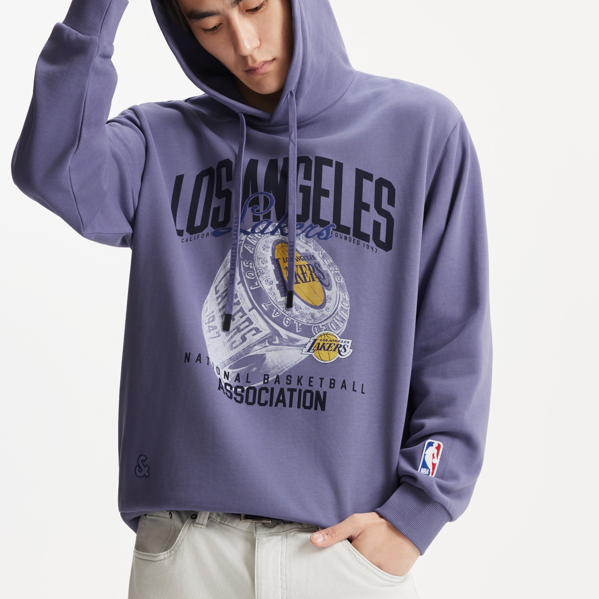 洛杉磯湖人隊長袖衛衣