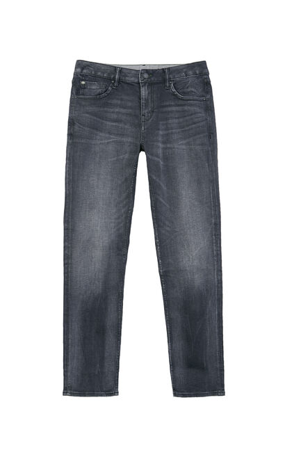 JackJones Men's Winter Stretch Cotton Faded Jeans| 220132521, , large