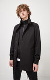 JackJones Men's Winter Reversible Cardigan Coat| 220133511, Black, large
