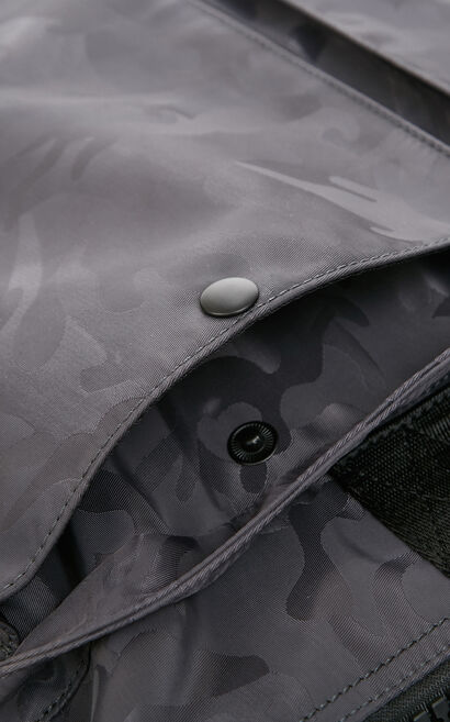 JackJones Men's Winter Camouflage Handbag Backpack| 220185504, Charcoal, large