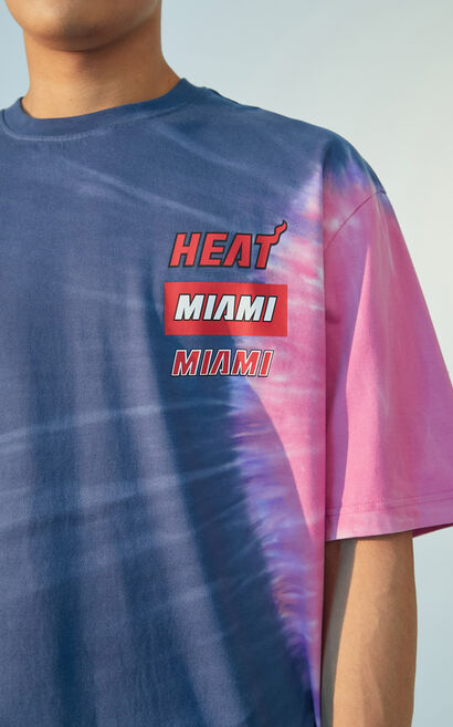 【NBA聯名款】邁阿密熱火隊紮染大圖案T恤, , large