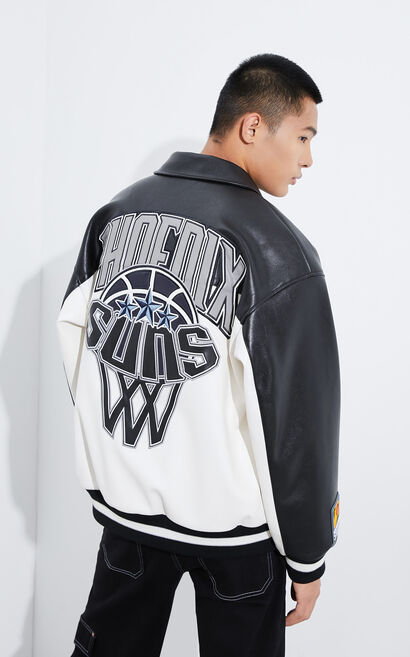 【NBA Collection】鳳凰城太陽隊外套, White, large