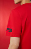 牛牛圖案T恤, Red, large