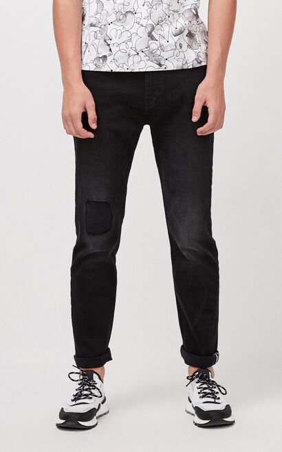 JackJones Men's Autumn & Winter Slim Fit Graphene Tapered Jeans| 220132546, , large
