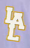 【NBA聯名款】洛杉磯湖人隊Logo寬鬆T恤, , large