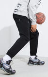 【NBA Collection】布魯克林籃網隊運動長褲, Black, large