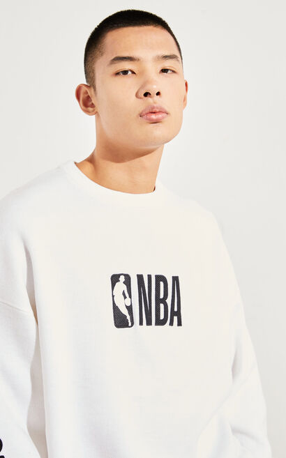 【NBA Collection】NBA聯名LOGO針織衫, , large