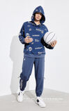 【NBA Collection】金州勇士隊連帽衛衣, Blue, large
