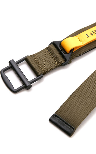JackJones Men's Spring Contrasting Sports Waist Belt O| 22015O507, Army Green, large