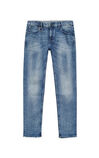 JackJones Men's Winter Cotton Fabric Imported from Italy Washed Straight Fit Jeans| 220132522, , large