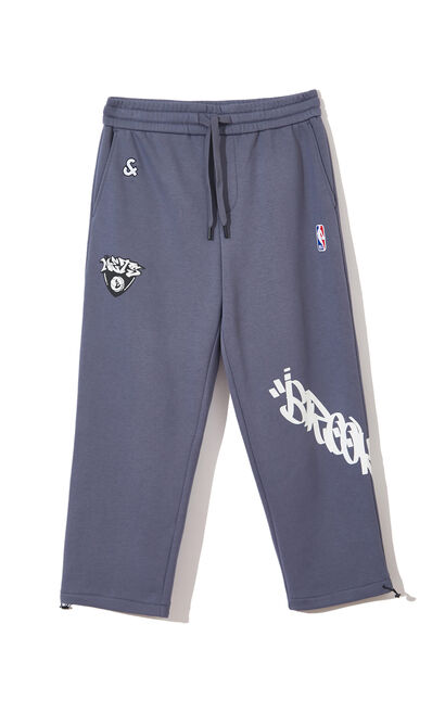 【NBA Collection】布魯克林籃網隊運動長褲, Grey, large