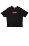 【NBA聯名款】芝加哥公牛隊LogoT恤, Black, large