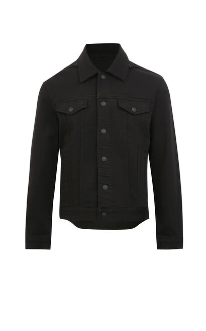 JackJones Men's Winter Black Denim Jacket| 220157515, , large