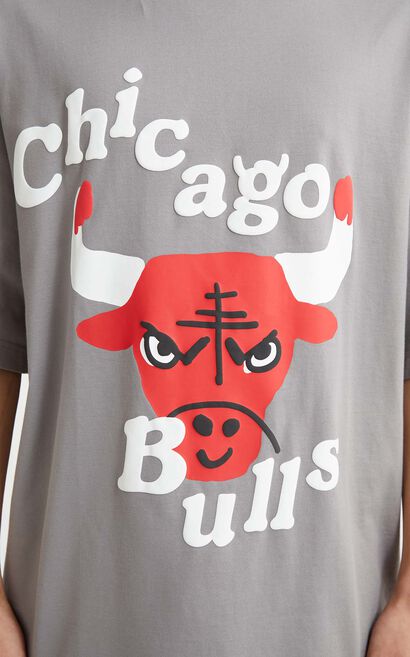 【NBA聯名款】芝加哥公牛隊塗鴉圖案T恤, , large