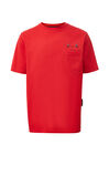 牛牛圖案T恤, Red, large
