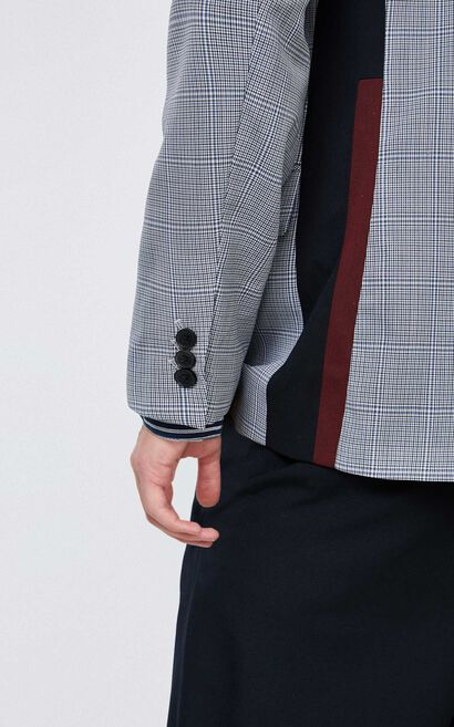 JackJones Men's Slim Fit Plaid Suit Jacket| 220108512, , large