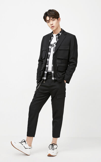 JackJones Men's Spring Pure Color Suit Jacket| 220108510, , large