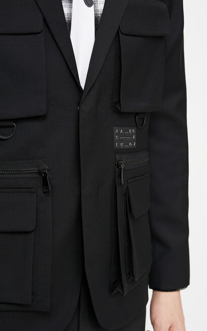 JackJones Men's Spring Pure Color Suit Jacket| 220108510, , large